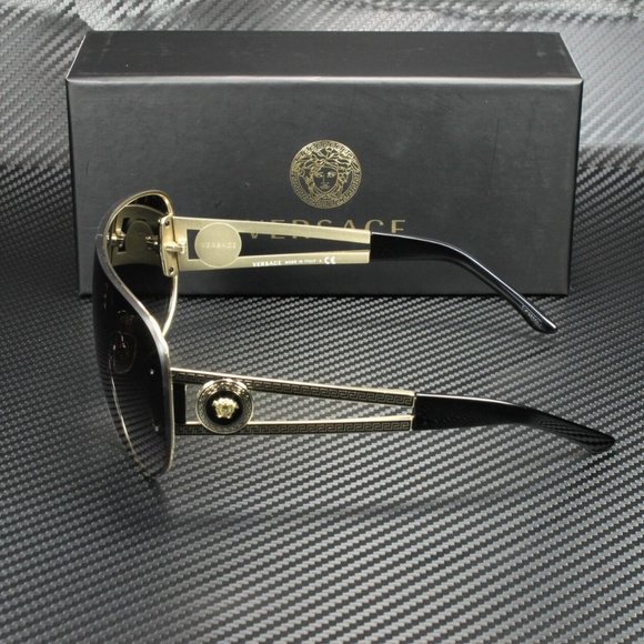 Versace Pale Gold 41mm Sunglasses! NIB! - Picture 2 of 4